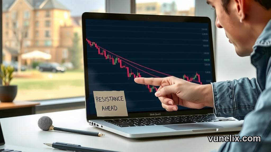 Moving averages resistance levels on APF Coin chart