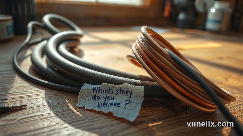 Copper wire analysis with handwritten forecast question