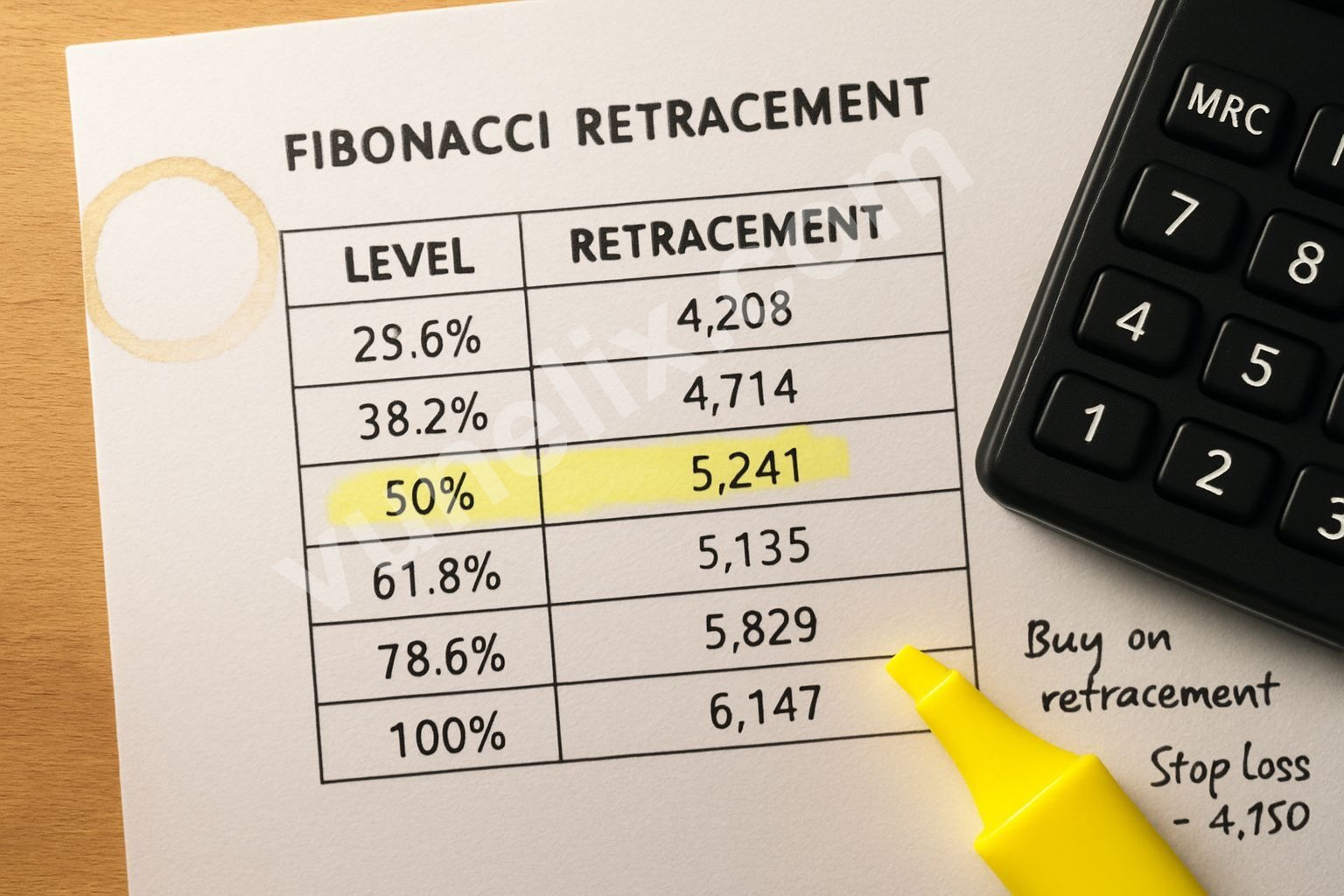 Fibonacci support resistance levels for gold trading