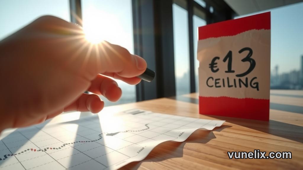 Trader holding phone showing Riot Platforms stock chart resistance level