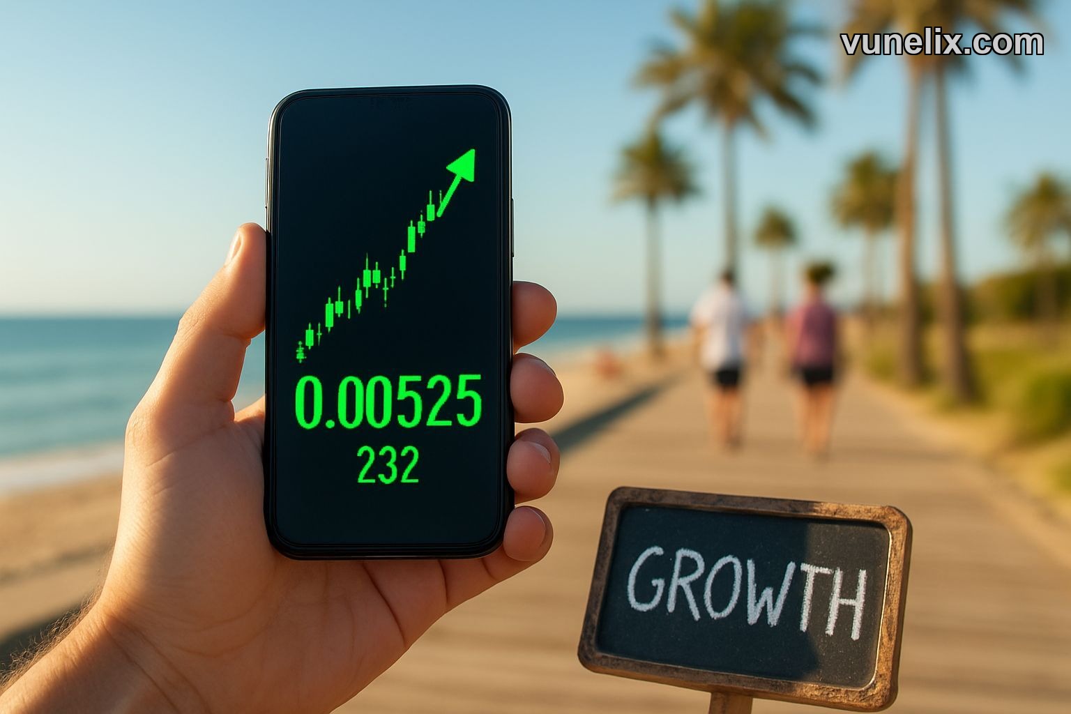 SIDEKICK price chart showing 232 percent gain with sell signal