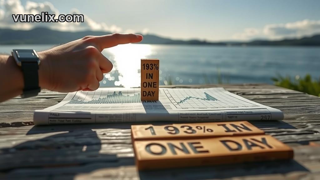 Universal Ibogaine Inc. stock chart showing 193% price jump