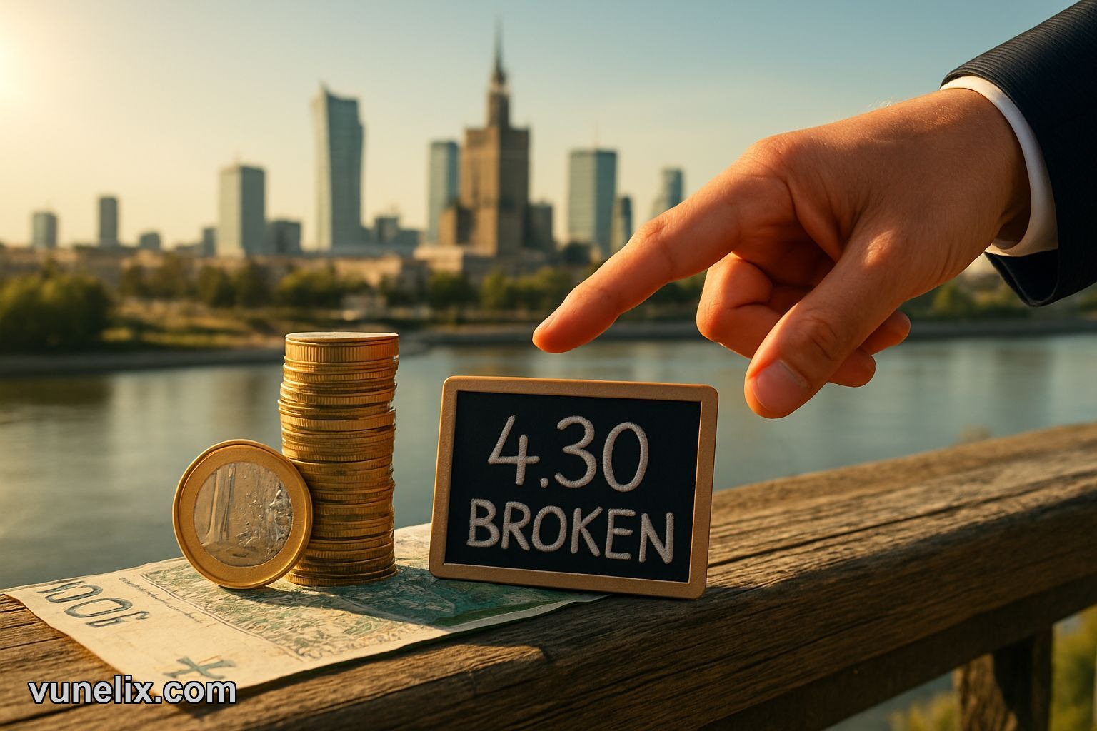 EUR/PLN exchange rate forecast analysis with Polish zloty