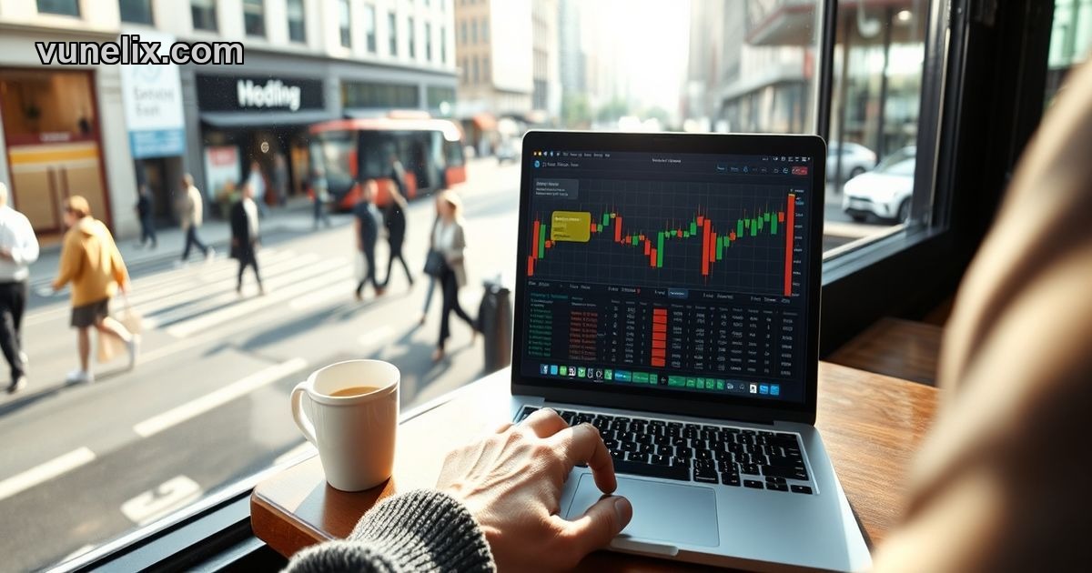 Trader analyzing sector rotation on stock heatmap