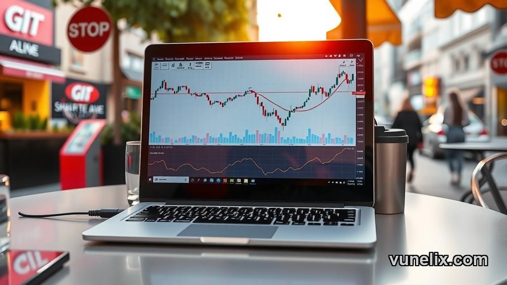 Moving average crossover chart for stock analysis