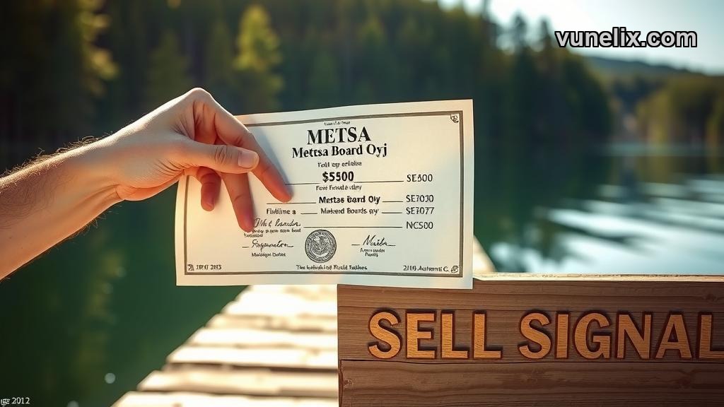 Metsa Board Oyj Class A stock forecast and sell signal analysis