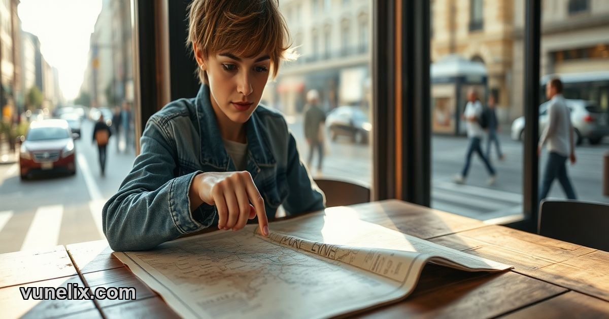 Woman pointing at a map with city background, "Where's the NEXT move?" text