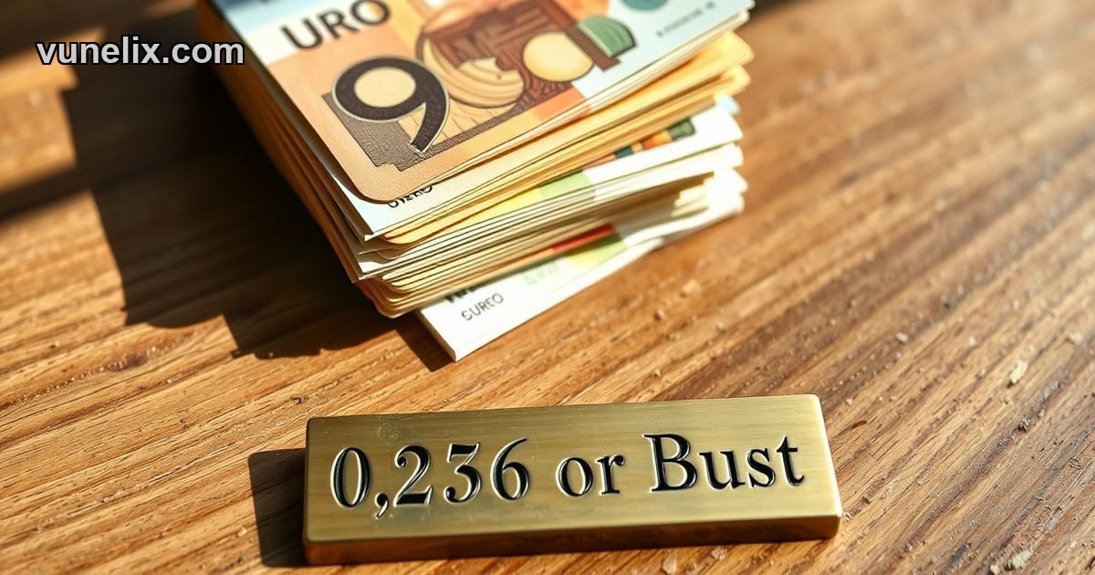 Euro and UAE dirham banknotes stacked on trading desk