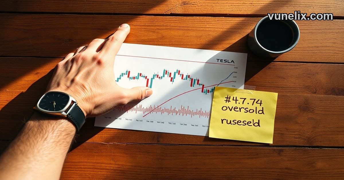 Tesla, Inc. price prediction analysis with Stochastic indicator chart